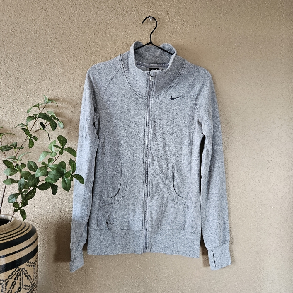 Nike Dri-Fit Atheltic Jacket, Small | Gray